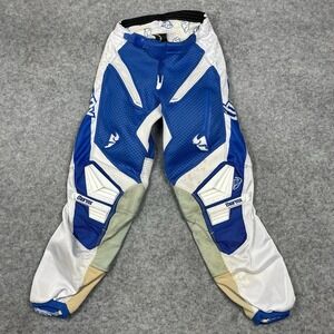 Thor AC Motocross Pants Mens 28x26 Blue White Padded Racing Thormx‎ Series 2007